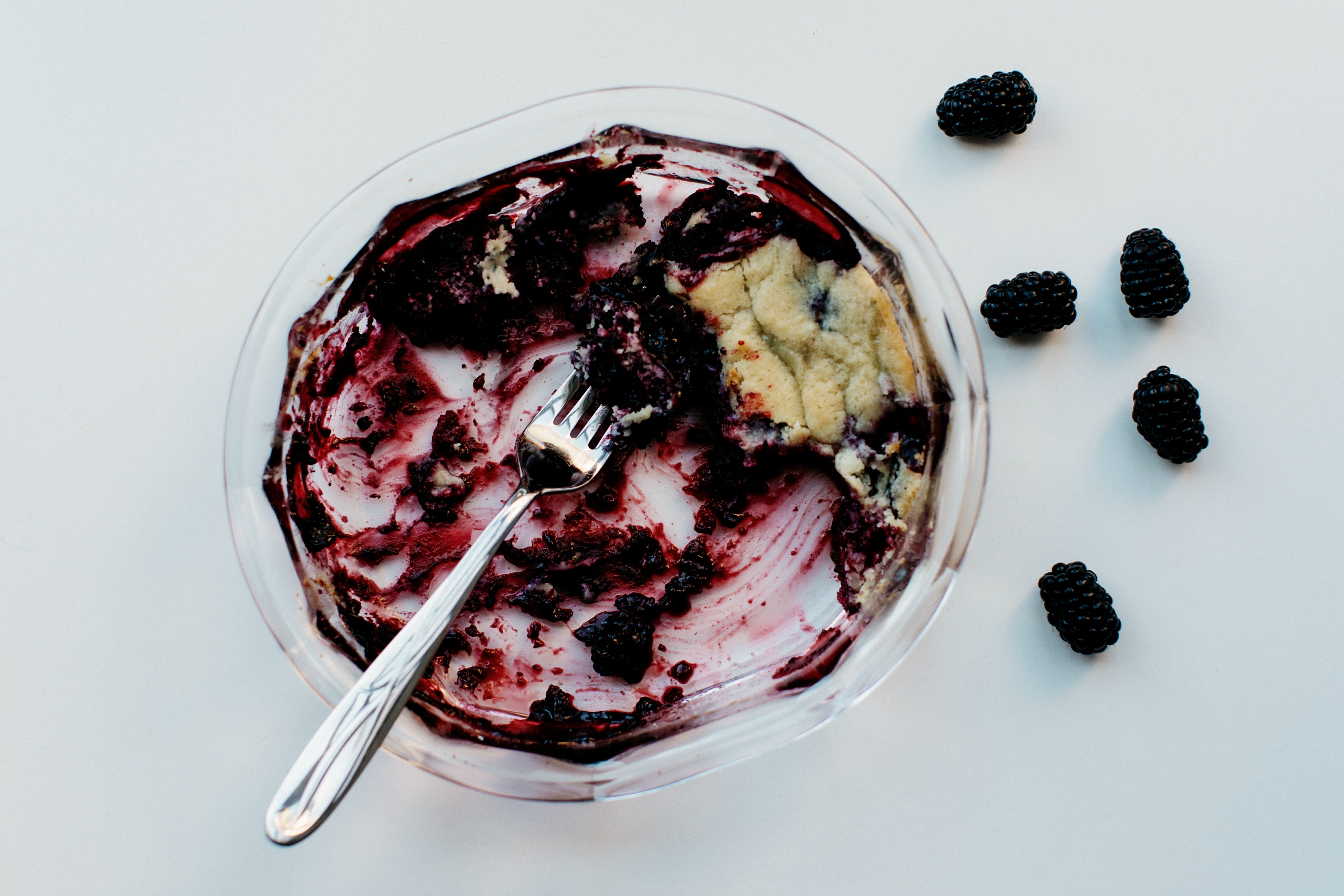 Blackberry Cobbler with Sugar Cookie Crust