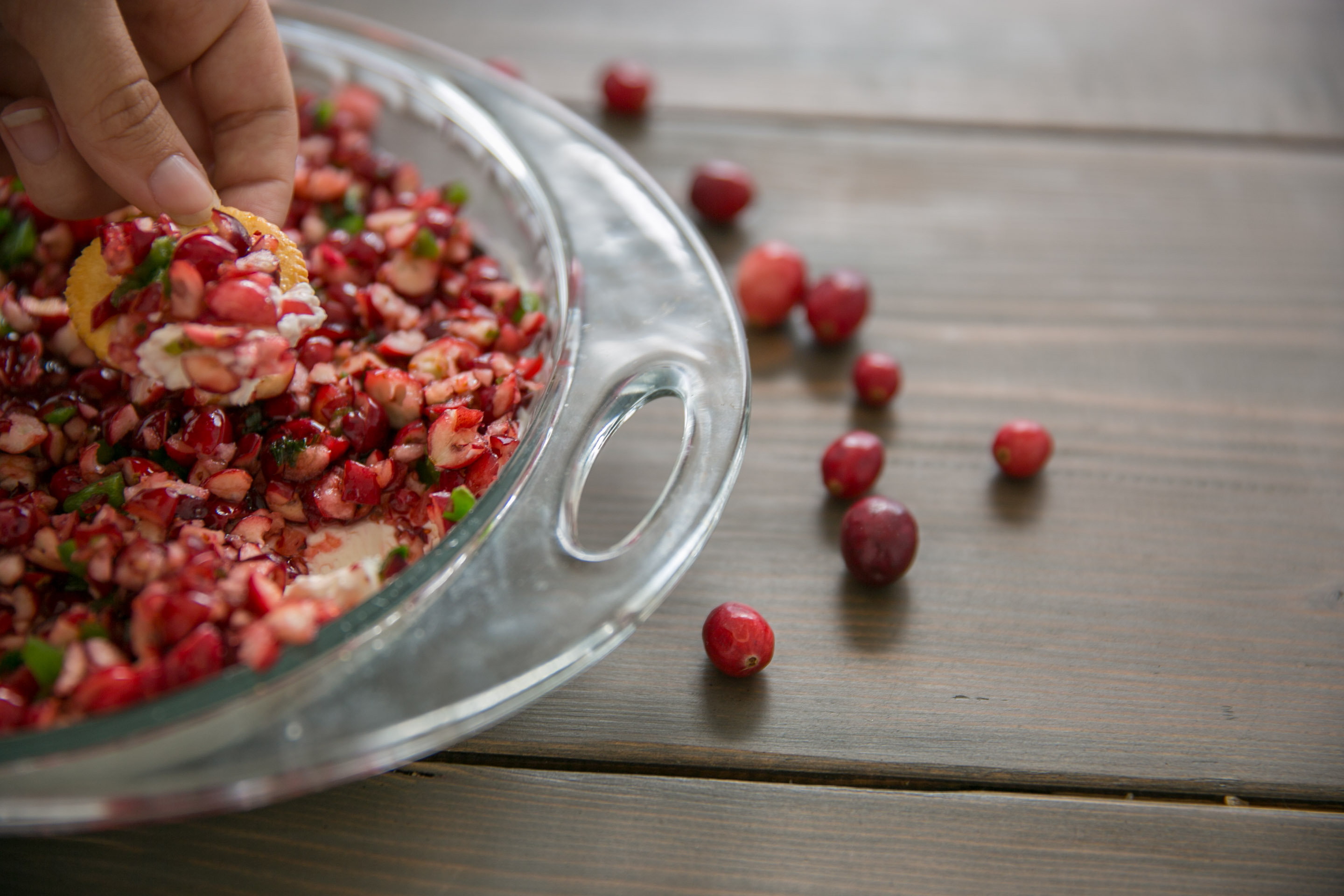 The Most Addictive Holiday Appetizer Spicy and Sweet Cranberry